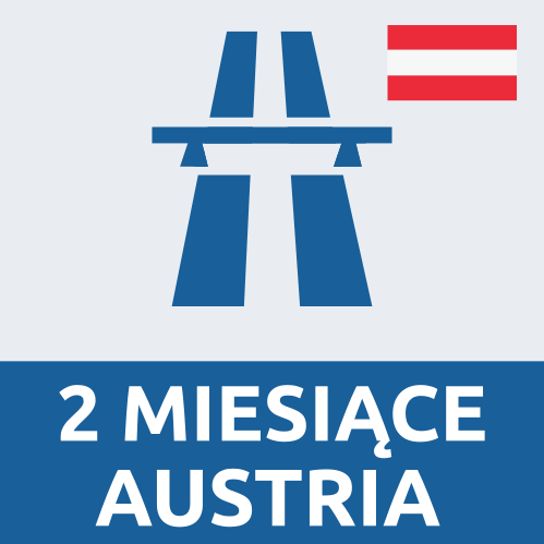 Austria winieta na 2 miesiące - samochód (e-winieta)